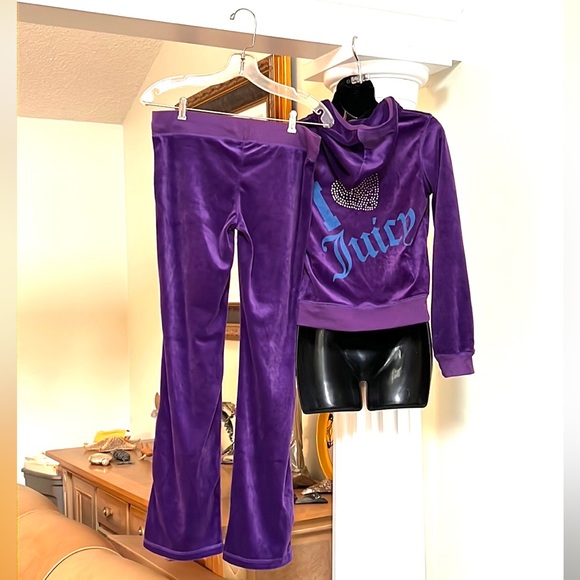 Juicy Couture Velour Purple Tracksuit 🌸 Y2K New NEW! - Picture 6 of 11